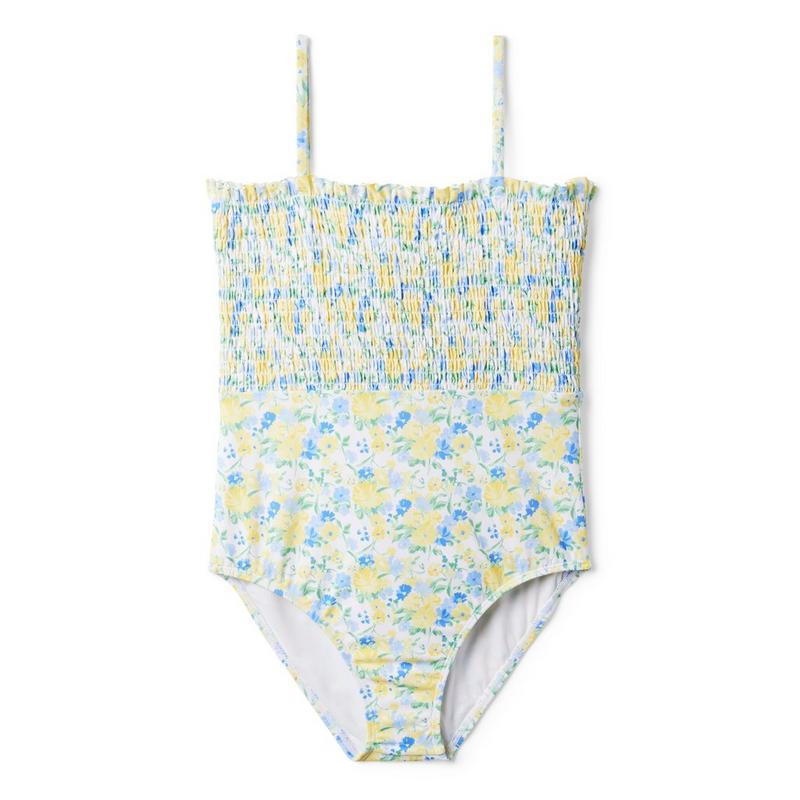 Floral Smocked Recycled Swimsuit - Janie And Jack